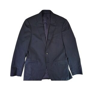 Faconnable Navy Blue Wool Blend Blazer Suit Jacket Men's‎ Size 48R